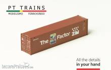 PT Trains 840050.1 - Container 40´HC ZIM (ZCSU7278098)