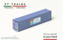 PT Trains 840401 - Container 40´HC TRANS EURASIA (CICU1041166)