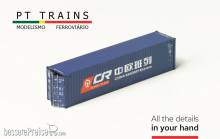 PT Trains 840405 - Container 40´HC China Railways TBJU7447300