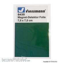 Viessmann 8435 - Magnet-Detektor Folie L 7,5 x B 7,5 cm