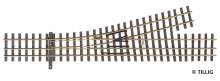 Tillig 85192 - Dreischienen-Schmalspurweiche links H0/H0e-H0e