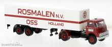 Brekina 85233 - DAF DO 2000 Koffer-SZ, Rosmalen, Band, 1957