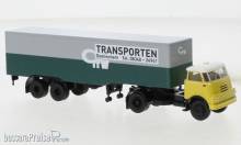 Brekina 85235 - DAF DO 2000 Koffer-SZ, 1957,