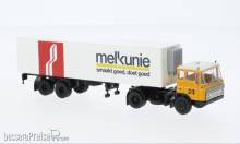 Brekina 85288 - DAF FT 2600 Kühlkoffer-SZ, van Amerongen - Melkunie, 1962