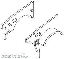 Weinert 85604 - Vorschuh für Baureihe 01 Altbau mit kleinen Vorlaufrädern