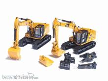 Diecast Masters 85657 - Caterpillar 323 Kettenbagger New Gen, inkl. 4 neue Werkzeuge