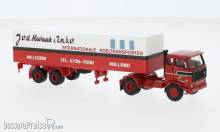 Brekina 85687 - Volvo F 89 Koffer-SZ, v.d.Kwaak, altes Design, 1972