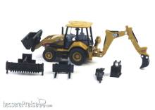 Diecast Masters 85765 - Caterpillar 420 XE w. 4 additional tools Bagger Lader