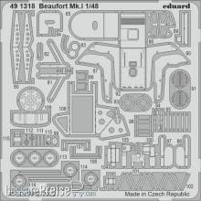 Eduard Accessories 491318 - 1:48 Beaufort Mk.I for ICM
