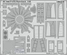 Eduard Accessories 491558 - P-47D Razorback for Miniart
