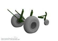 Eduard Accessories 6481020 - B-17F wheels diamond tread 1/48