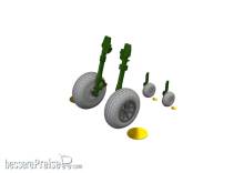 Eduard Accessories 6481059 - P-40E wheels block tread EDUARD