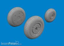Eduard Accessories 6481151 - MiG-21F wheels for Eduard