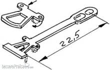 Weinert 86203 - Geätzte Kupplung, 22,5 mm lang