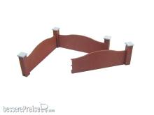Modusteck 862101 - Modusteck Mauer, lang, hoch, wellig