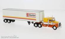 Brekina 86257 - Brekina, Kenworth W 900 Koffer-SZ, 1977, Monfort, 1:87