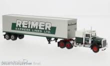 Brekina 86258 - Brekina, Kenworth W 900 Koffer-SZ, 1977, Reimer, 1:87