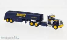 Brekina 86296 - Brekina, Peterbilt 359 Tank-SZ, 1973, Sunoco, 1:87