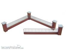 Modusteck 863100 - Modusteck Zaun Set 1, lang, niedrig