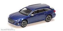 Minichamps 870010011 - AUDI RS 6 AVANT - 2019 - BLUE METALLIC
