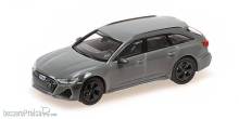 Minichamps 870010012 - AUDI RS 6 AVANT - 2019 - GREY