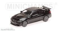 Minichamps 870027106 - BMW M4 GTS - 2016 - BLACK METALLIC W/ GREY WHEELS