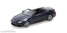 Minichamps 870027330 - BMW M6 CABRIO - 2015 - BLUE METALLIC