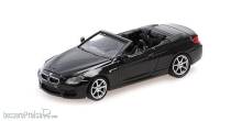 Minichamps 870027334 - BMW M6 CABRIO - 2015 - BLACK METALLIC