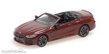 Minichamps 870029034 - BMW M8 CABRIOLET - 2019 - RED METALLIC