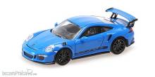 Minichamps 870063227 - PORSCHE 911 GT3 RS - 2015 - BLUE W/ STRIPES