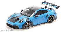 Minichamps 870065021 - PORSCHE 911 (992) GT3 RS - 2024 - BLUE W/WEISSACH PACKAGE W/DARK SILVER WHEELS