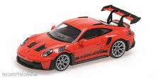 Minichamps 870065022 - PORSCHE 911 (992) GT3 RS - 2024 - RED W/SILVER WHEELS BLACK DECOR