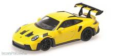 Minichamps 870065024 - PORSCHE 911 (992) GT3 RS - 2024 - YELLOW W/BLACK WHEELS
