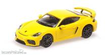 Minichamps 870067602 - PORSCHE 718 CAYMAN GT4 (981) - 2019 - YELLOW
