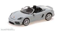 Minichamps 870067702 - PORSCHE 718 SPYDER (981) - 2019 - GREY
