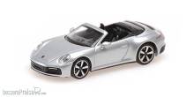 Minichamps 870068334 - PORSCHE 911 (992) - CARRERA 4S CABRIOLET - 2019 - SILVER
