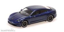 Minichamps 870068401 - PORSCHE TAYCAN TURBO S - 2019 - BLUE METALLIC