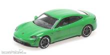Minichamps 870068402 - PORSCHE TAYCAN TURBO S - 2019 - GREEN METALLIC