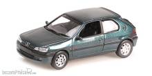 Minichamps 870112004 - PEUGEOT 306 2-DOOR - 1998 - DARK GREEN METALLIC