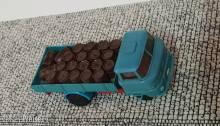 Joker Ruegen 8703005-g - H0 1:87 Kopfsteinpflaster gerade Straße Granitstein (granit)