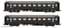Saxonia 87177 - 2er Set Personenwagen C4Ü Sa 07, DRG Ep.II - DRG - Ep.II