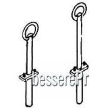 Weinert 8751 - Griffstangen mit Ring für Pufferbohlen