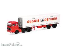 Herpa 87MBS026208 - Mercedes-Benz LPS 2032 Kühlkoffer-Sattelzug ´Augris Renard´ (Frankreich/Berck sur Mer)