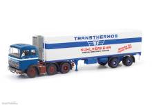 Herpa 87MBS026215 - Mercedes-Benz LPS 2032 Kühlkoffer-Sattelzug ´Rathje/Transthermos´ (Niedersachsen/Groß Meckelsen)