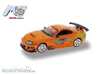 Herpa 87MC000018 - MicroCity: Toyota Supra, orange FnF (1993-2002)