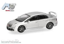 Herpa 87MC000087 - MicroCity: Honda Civic FD2, silber