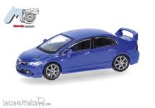 Herpa 87MC000088 - MicroCity: Honda Civic FD2, blau