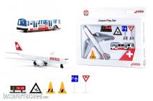 ACE Collectors 883201 - ACE Toy Airport Play Set Swiss