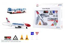 ACE Collectors 883202 - ACE Toy Airport Play Set Edelweiss