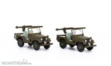 ACE Collectors 885106 - 1/87 Set mit 2 Jeep PAK58 Panzer-Abwehr Kompanie BAT